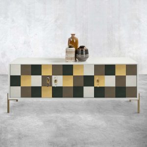 Checkers 3 Door Credenza