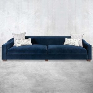 Corsica Sofa in Como Indigo Velvet