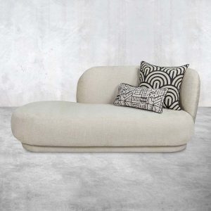 Palermo Chaise Sofa in Poodle