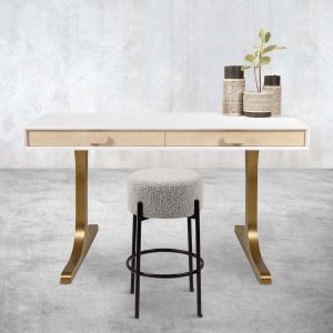 Sag Harbor Desk with T-Brass Legs