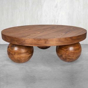 Trayh Coffee Table with Walnut Veneer Top