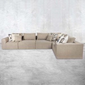 Vail Sectional in Burlap