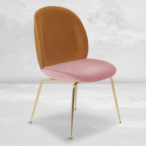 Amalfi Dining Chair in Duo Tone Velvet