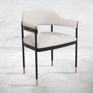 Maldives Dining Chair in Hammered Velour