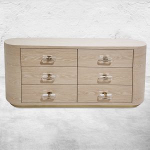 Ibiza Dresser in White Oak Veneer