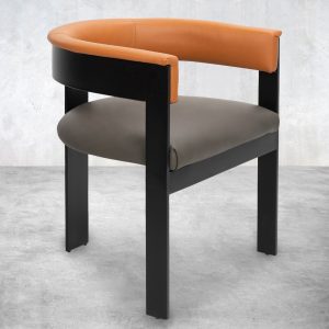 Marseille Dining Chair in Duo Tone Leather