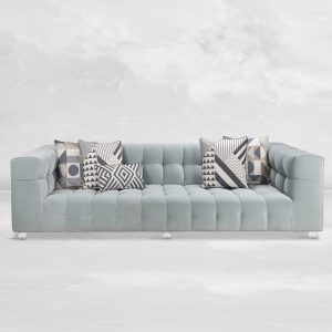 Delano Deep Sofa in Dove Velvet