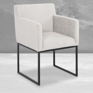 Sir Drake Dining Chair in Hammered Velour