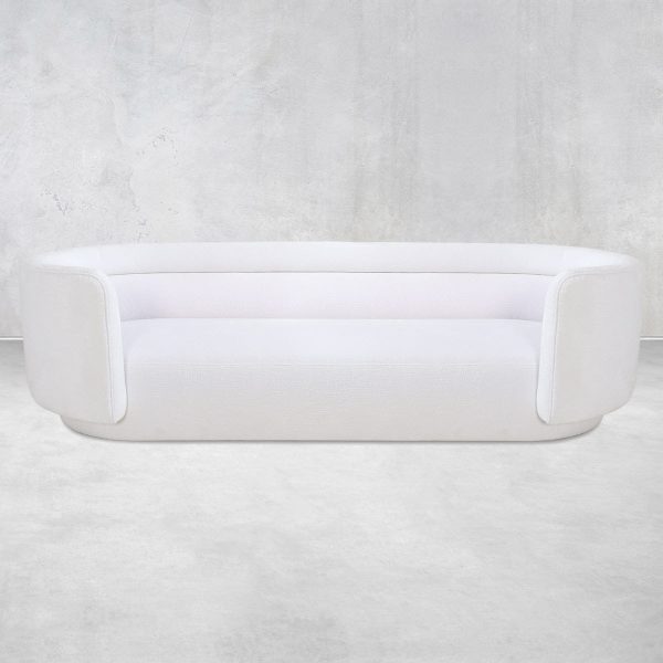 Santorini Sofa in Poodle White