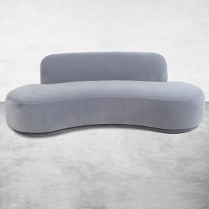 Sag Harbor Sofa in Ice Blue Velvet